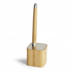 STYLO sur SOCLE BAMBOU BABELWOOD